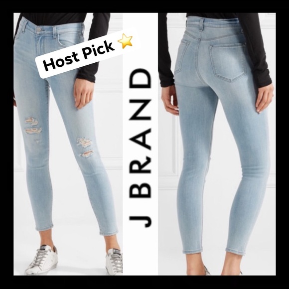 ⭐️HP⭐️NWT J BRAND Alana Cropped High-Rise Skinny - Picture 3 of 11